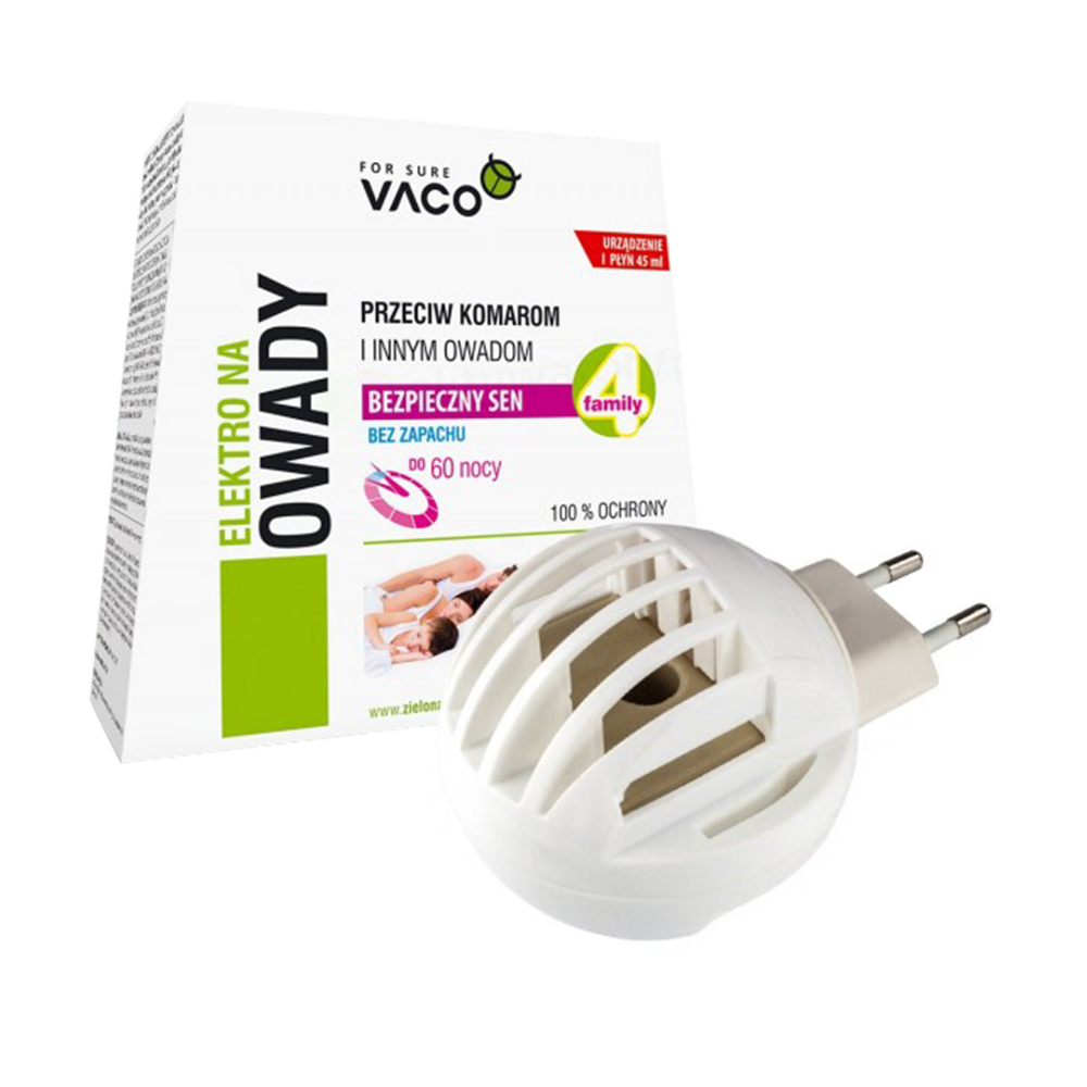 VACO Elektro owadobójczy + płyn 45 ml